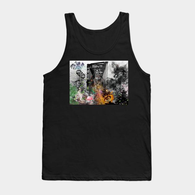 3D DRAGON GHOST RIDER Tank Top by MICHAEL ZHOU